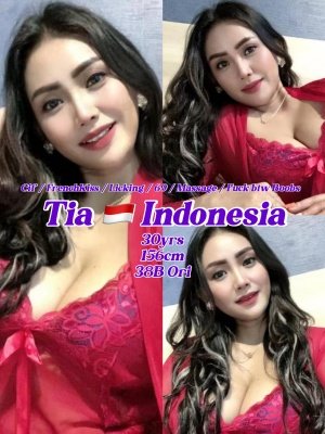Tia 30yo {38B} HOT Friendly&Service Good Indonesia Lady