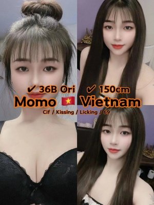 Momo 22yo {36B} HOT Fair Sexy Petite Vietnam Lady